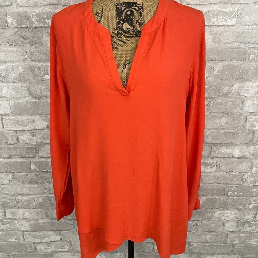 Soft Surroundings Orange Blouse